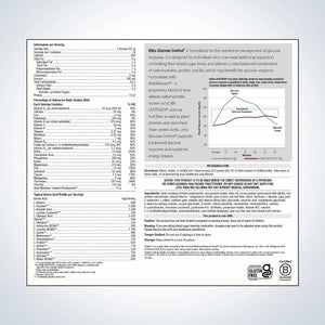 Support for the nutritional management of glucose response