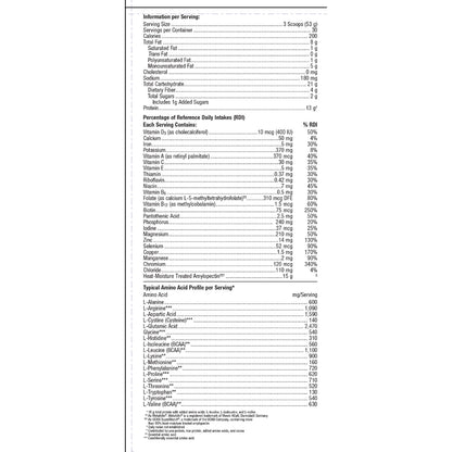 Metagenics Ultra Glucose Control Chocolate supplement facts