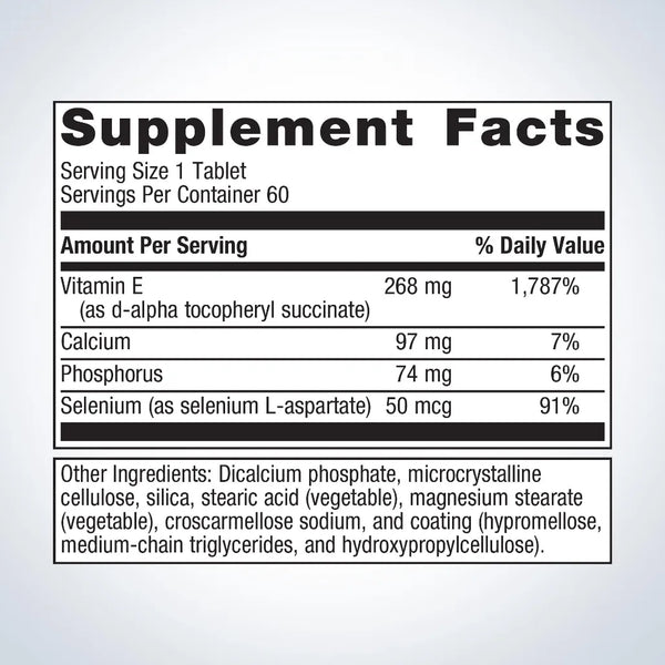 Vitamin E + Selenium Metagenics