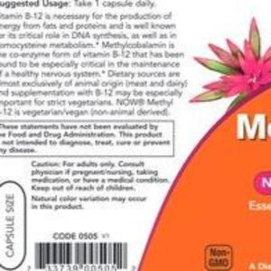Methyl B-12 5,000 mcg NOW