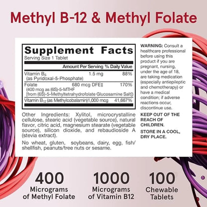 Methyl B-12 & Methyl Folate Jarrow Formulas