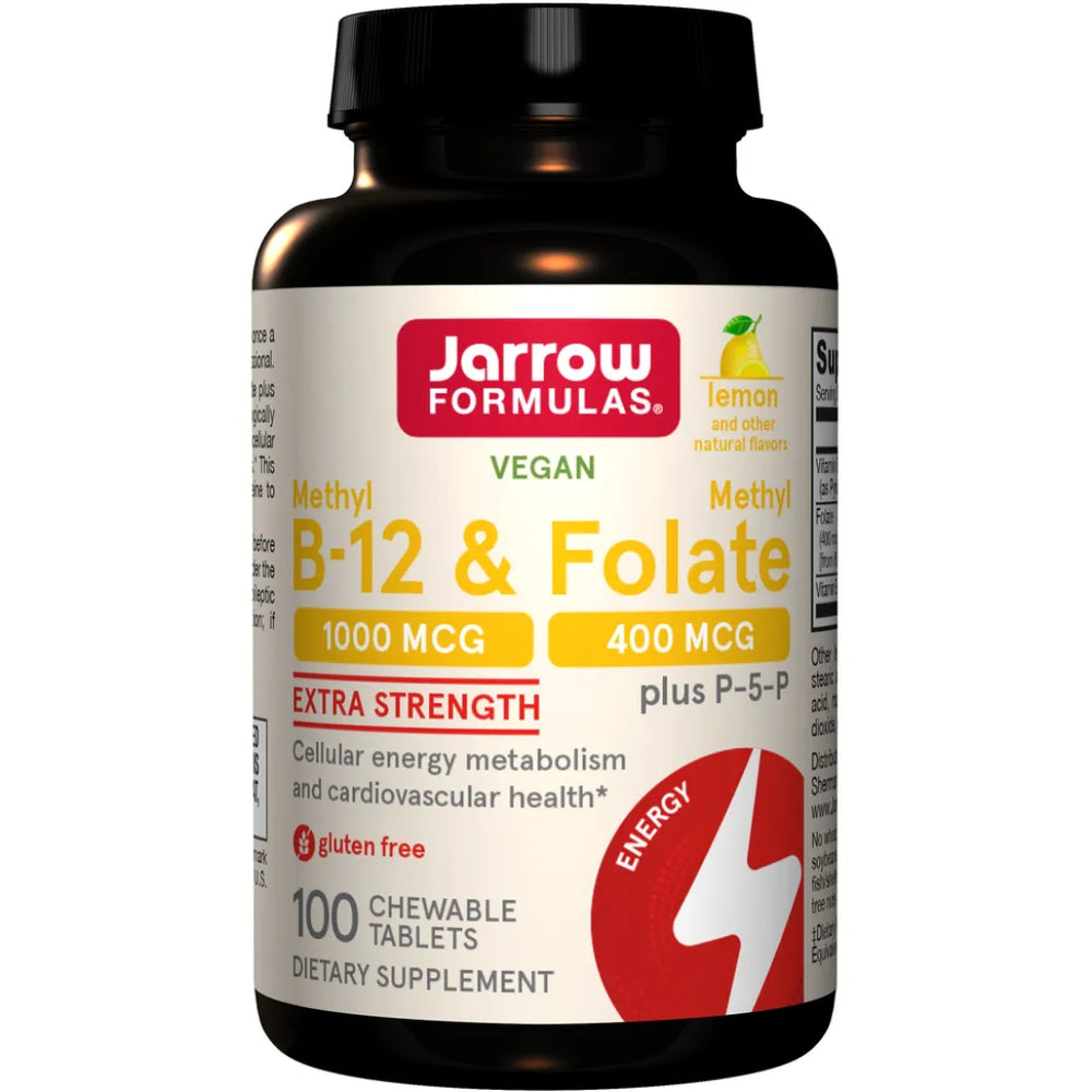 Methyl B-12 & Methyl Folate Lemon Jarrow Formulas