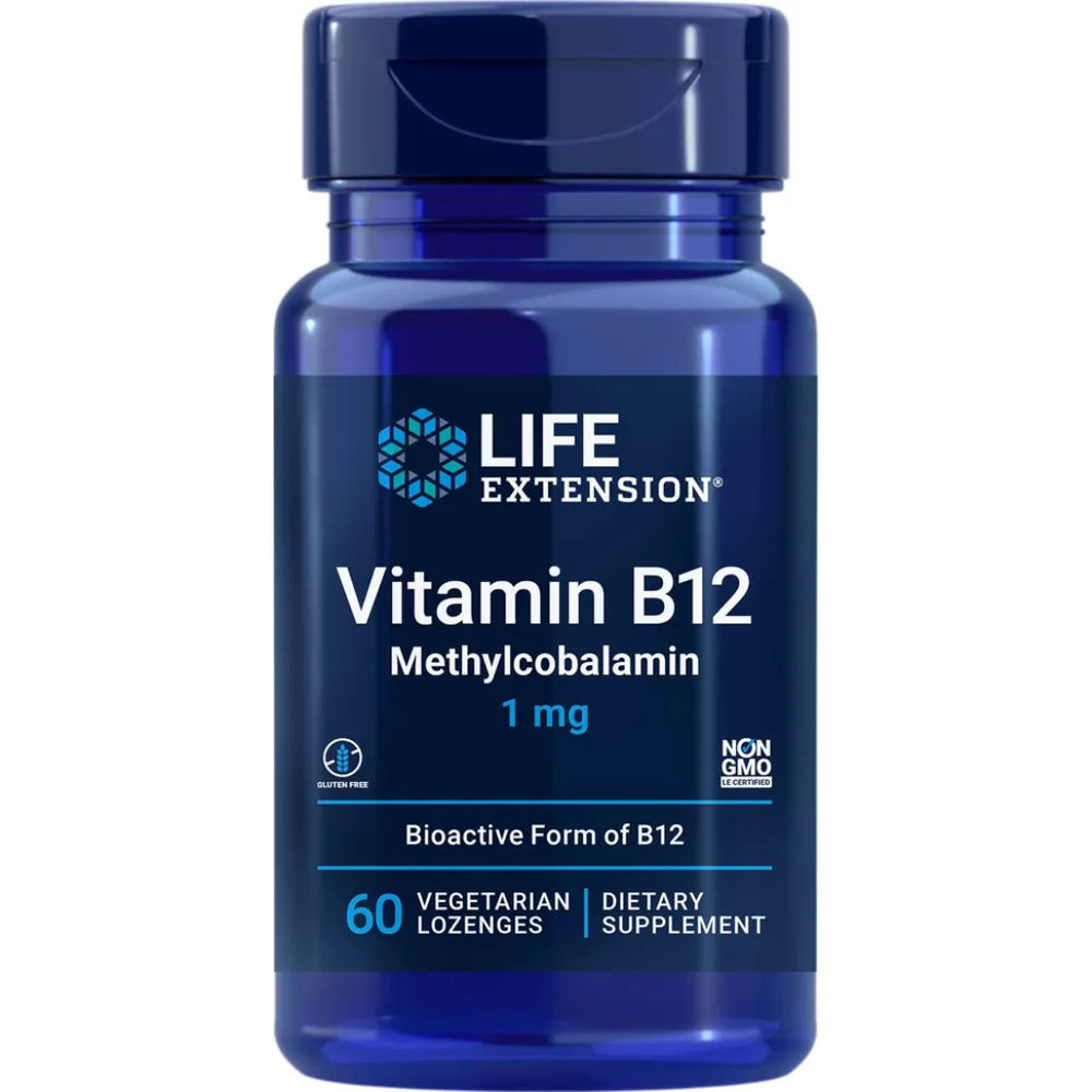 Methylcobalamin 1mg Lozenges by Life Extension