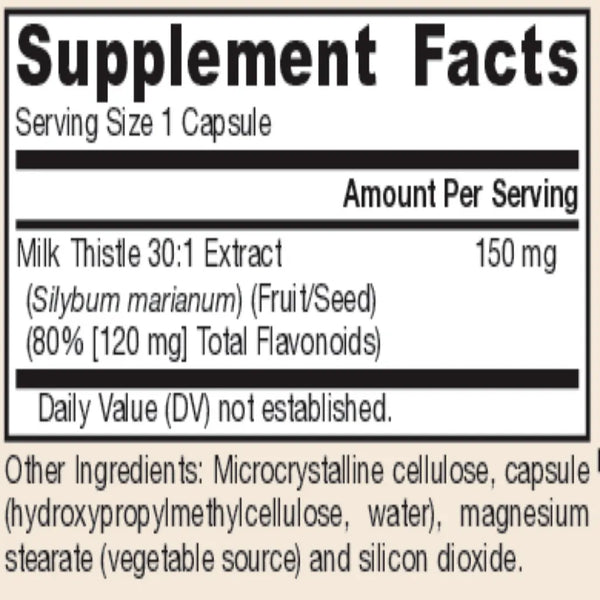 Milk Thistle 150mg Jarrow Formulas