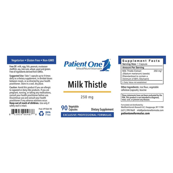 Milk Thistle 250mg by Patient One