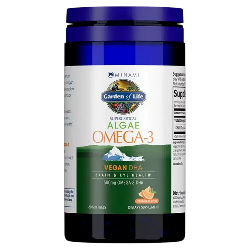 Min Algae Omega-3 Vegan DHA Garden of life