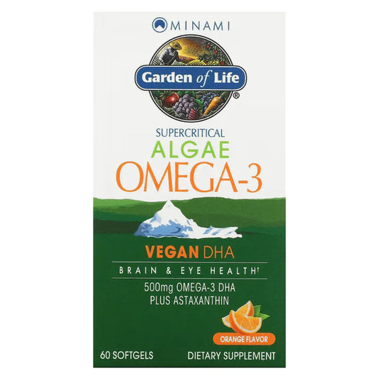 Min Algae Omega-3 Vegan DHA Garden of life