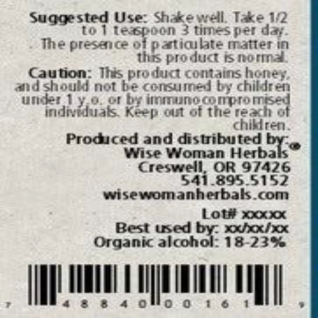 Mother's Cordial Elixir 4 oz Wise Woman Herbals