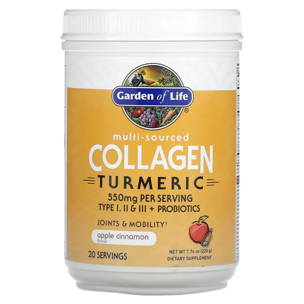 Multi Source Collagen Turmeric Apple Cinnamon by Garden of life at Nutriessential.com