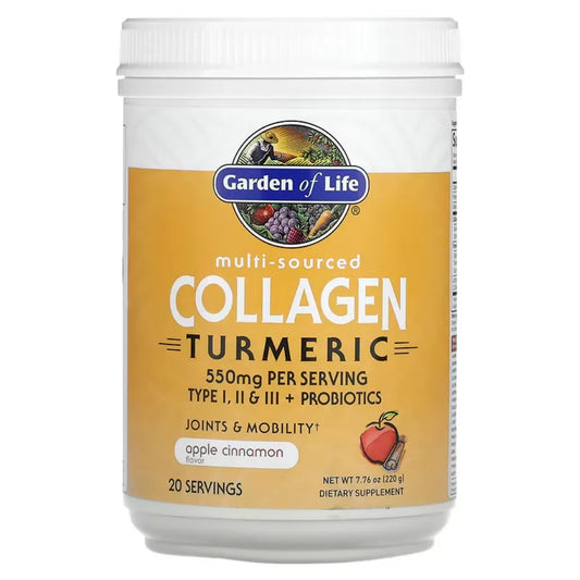 Multi Source Collagen Turmeric Apple Cinnamon by Garden of life at Nutriessential.com