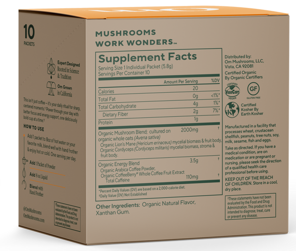 Mushroom Coffee 10 pack