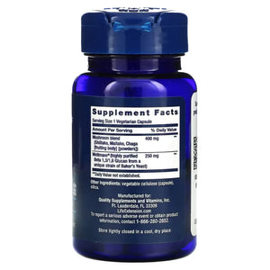 Mushroom Immune w BetaGlucans Life Extension