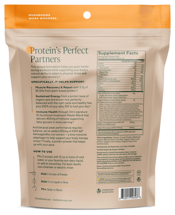 Mushroom Master Blend Chocolate Protein
