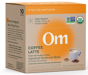Mushroom Powered Coffee Latte