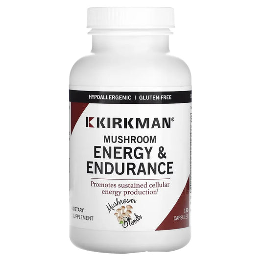 Mushroom Energy & Endurance by Kirkman labs at Nutriessential.com