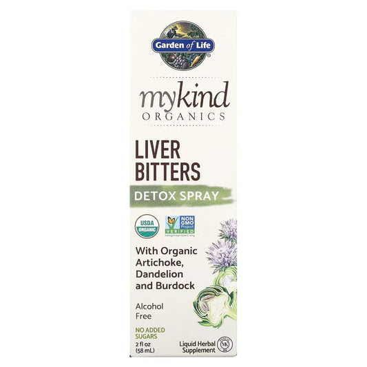 MyKind Organics Liver Bitters 2oz by Garden of life at Nutriessential.com