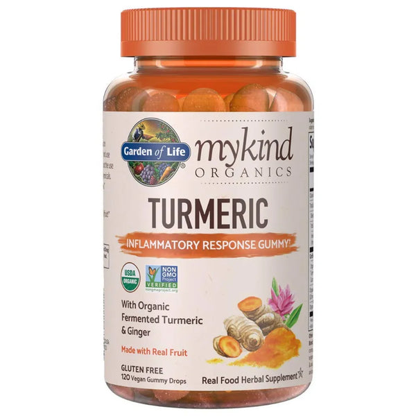MyKind Organics Turmeric Gummies by Garden of life at Nutriessential.com