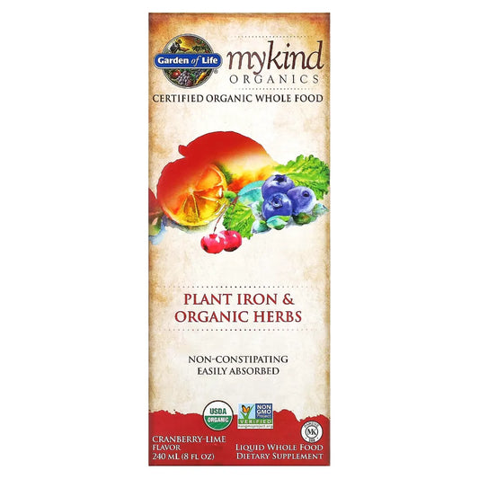MyKind Plant Iron & Organic Herbs 8 fl oz Garden of life