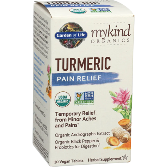 Mykind Organics Turmeric Pain Relief Garden of life
