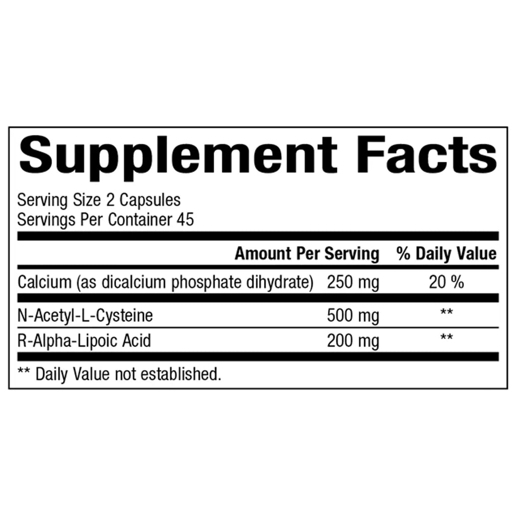 NAC ALA 90c Bioclinic Naturals