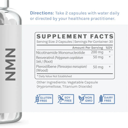 NMN - Healthy Aging Support Supplement Facts