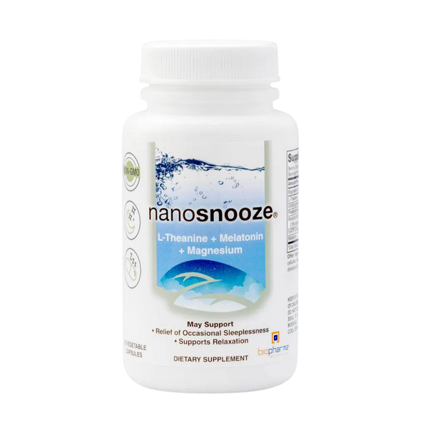Nanosnooze - Melatonin + Magnesium + L-Theanine BioPharma Scientific