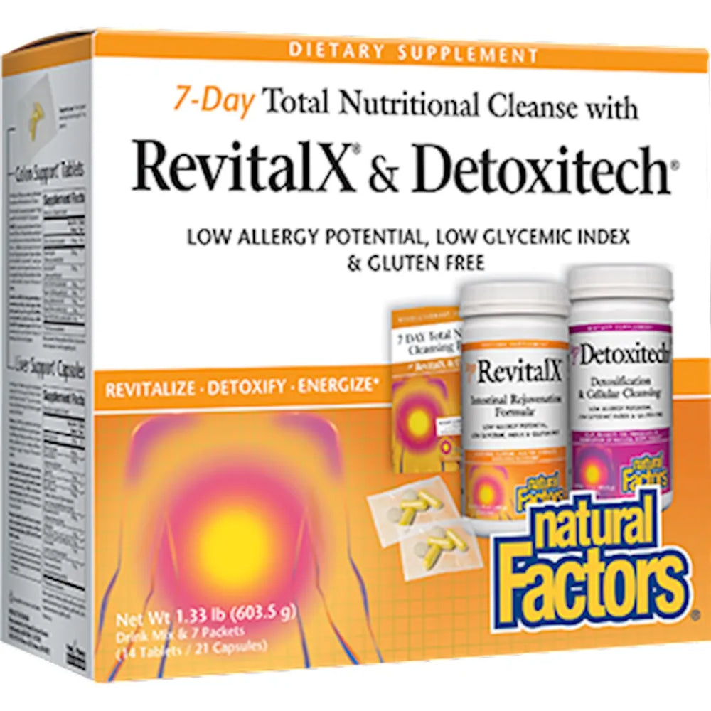 Natural factors 7 Day Total Nutritional Cleanse kit - supports detoxification, nutritional support