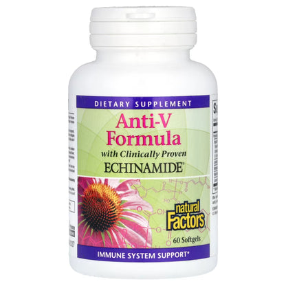 Natural factors Anti v formula with Echinamide - supports immune system health, cleans circulatory system