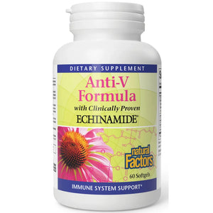 Natural factors Anti v formula with Echinamide - supports immune system health, cleans circulatory system