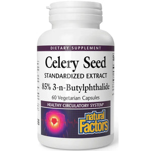 Natural factors Celery Seed Extract - supports circulatory health, lowers fat
