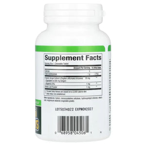 Natural factors Chewable Ginger - supports digestion