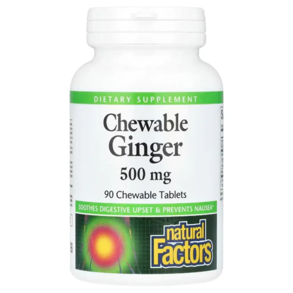 Natural factors Chewable Ginger - supports digestion