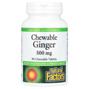 Natural factors Chewable Ginger - supports digestion