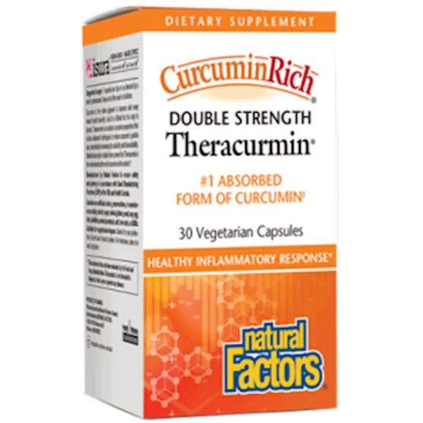 natural factors Double Strength Theracurmin - supports healthy inflammatory response
