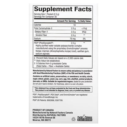 Natural factors PGX Daily Singles - support balanced sugar levels, weight gain, and appetite