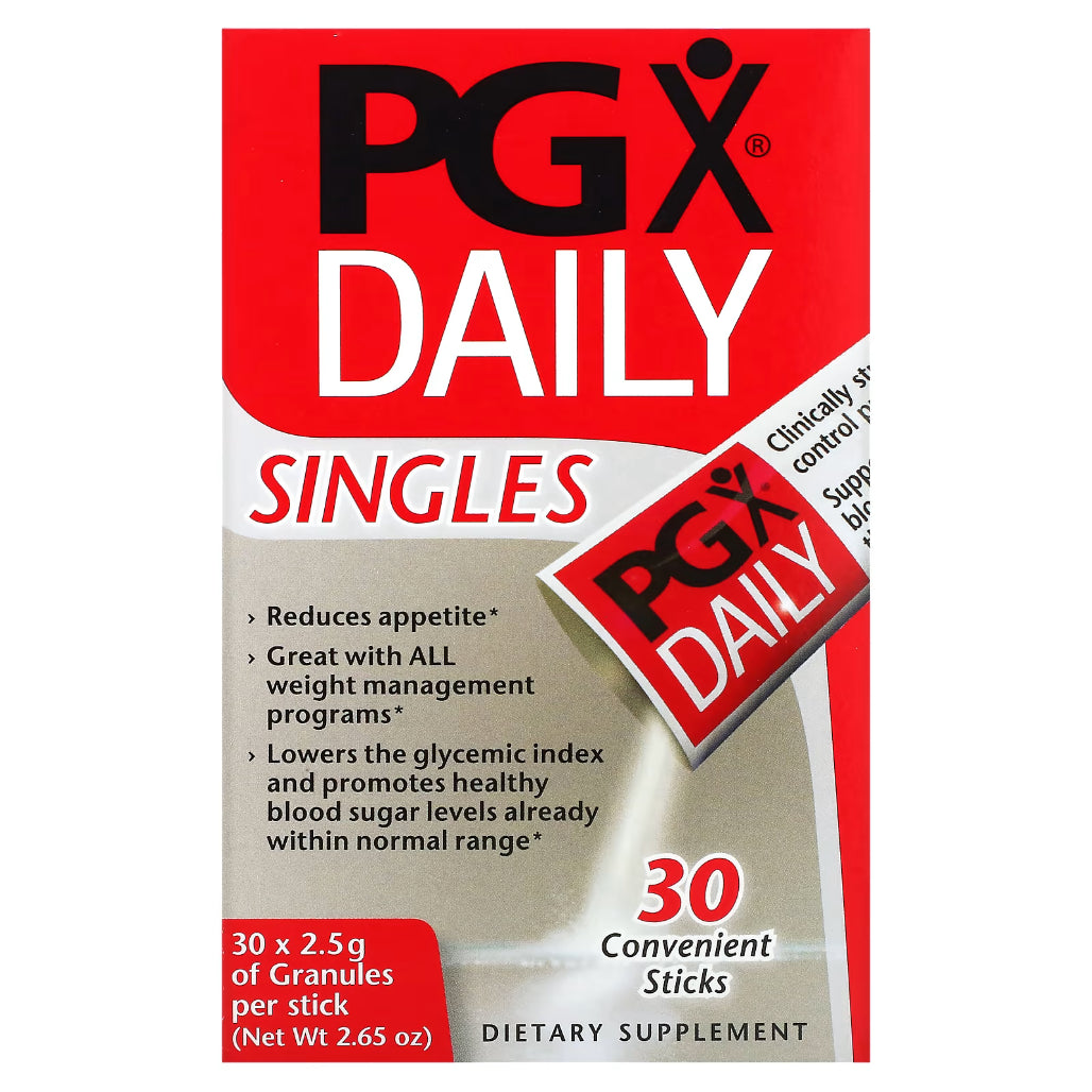 Natural factors PGX Daily Singles - support balanced sugar levels, weight gain, and appetite