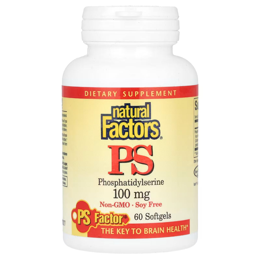 Natural factors PS phosphatidylserine - supports brain function and brain health