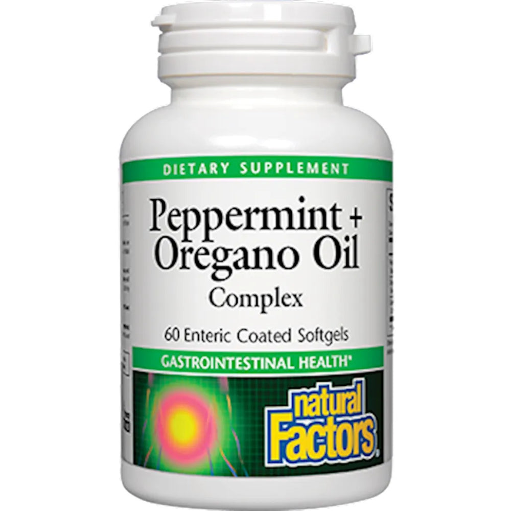 Natural factors Peppermint & Oregano Oil 