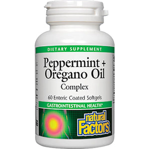 Natural factors Peppermint & Oregano Oil 