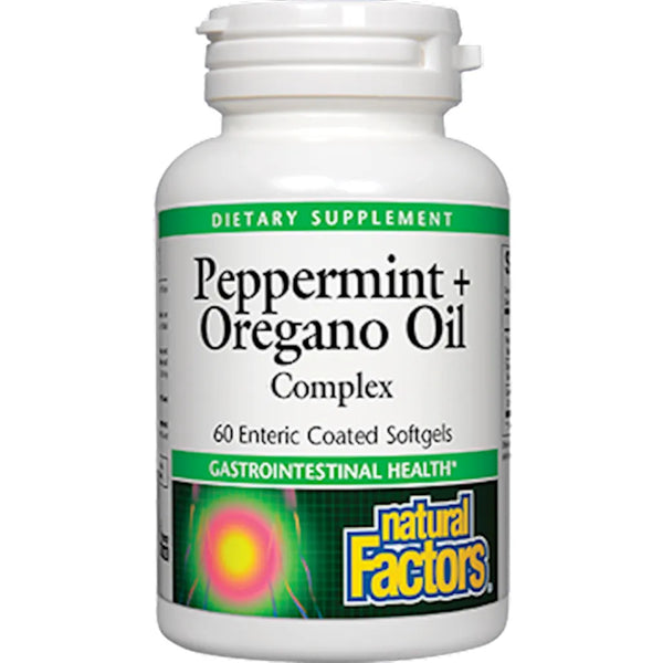 Natural factors Peppermint & Oregano Oil 