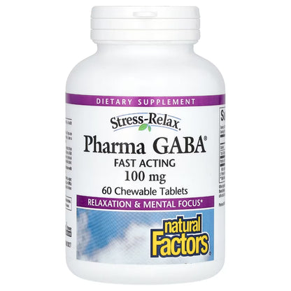 Natural factors Pharma GABA - supports physical relaxation and helps maintain mental focus