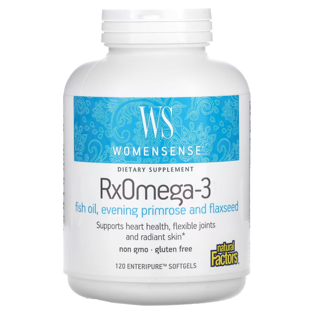 Natural factors RxOmega-3 Women's Blend - supports heart, flexible joints, and radiant skin