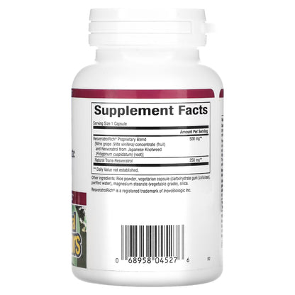 Natural factors Resveratrol Concentrate - promotes anti aging and super-rich in antioxidants