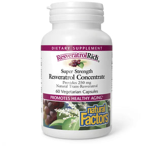 Natural factors Resveratrol Concentrate - promotes anti aging and super-rich in antioxidants