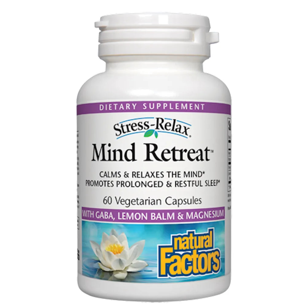Natural factors Stress Relax Mind Retreat - supports relaxed mind and prolonged sleep