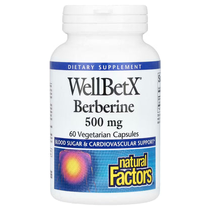Natural factors WellBetX Berberine - Supports blood sugar and cardiovascular health