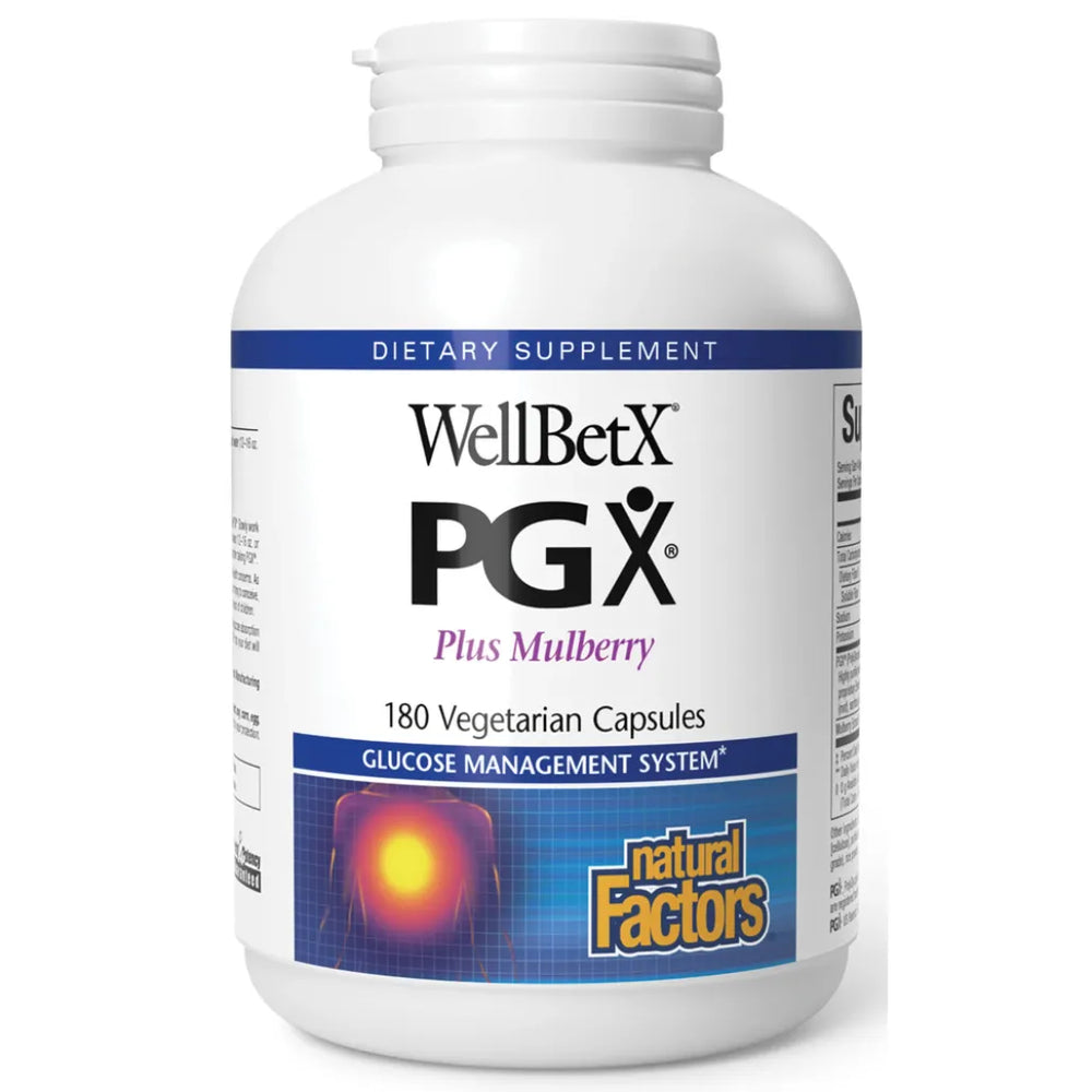 Natural factors WellBetX PGX - Supports glucose management system