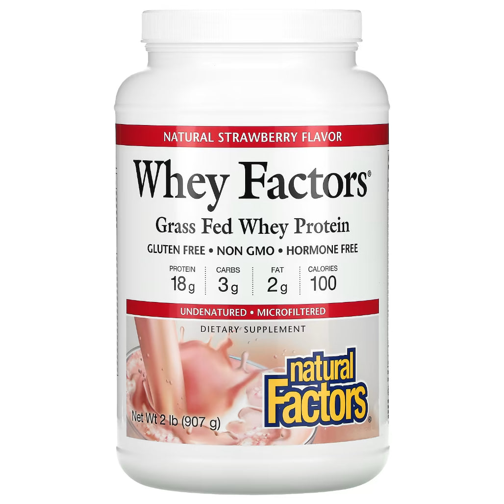 Whey Factors Powder Mix Strawberry Natural Factors