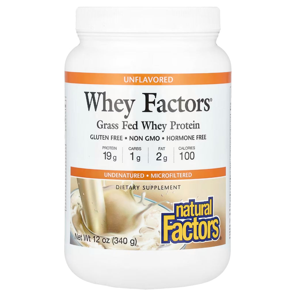 Whey Factors Unflavored Powder Natural Factors