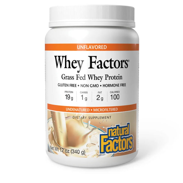 Whey Factors Unflavored Powder Natural Factors